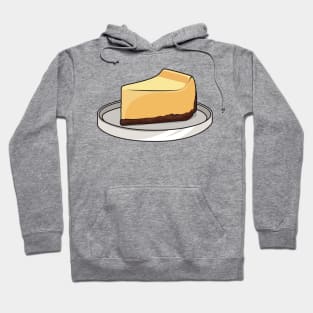 Cheesecake cartoon illustration Hoodie